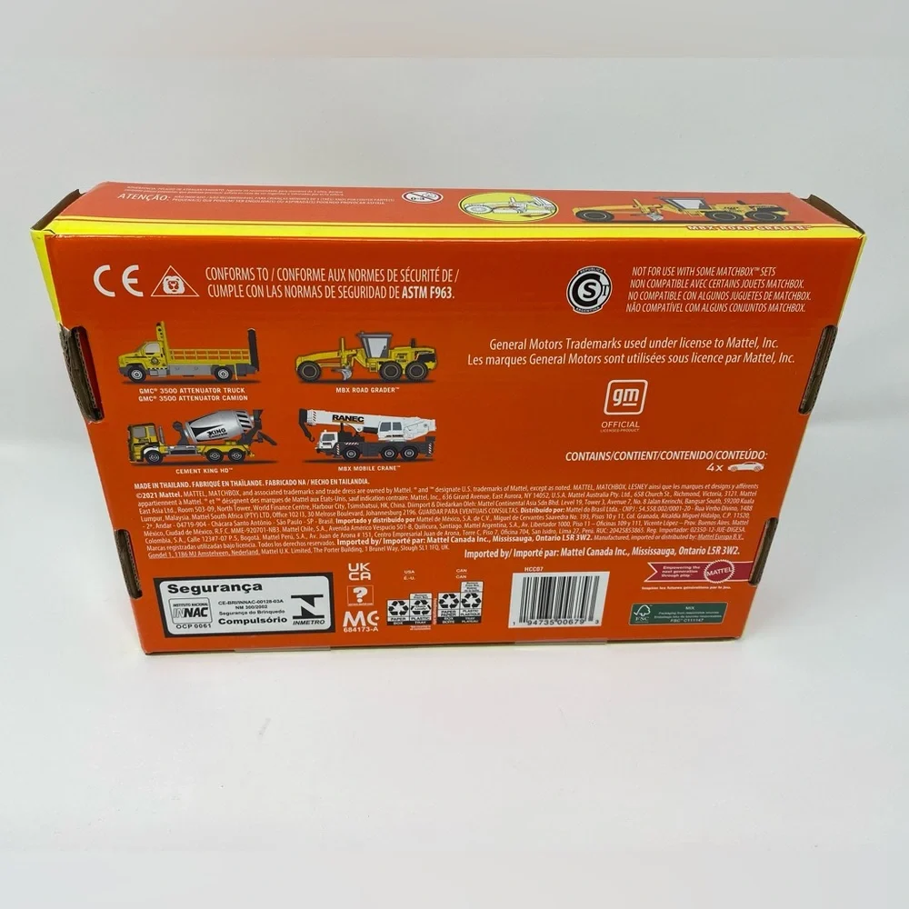 2021‎ Matchbox Working Rigs 4-Pack
